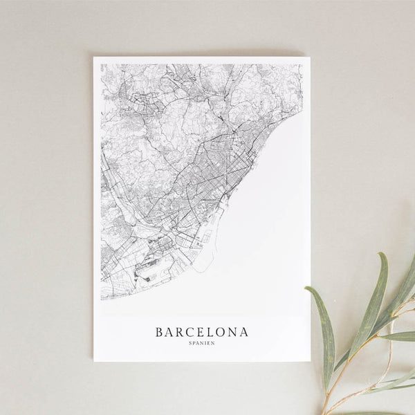 Barcelona Stadtkarte