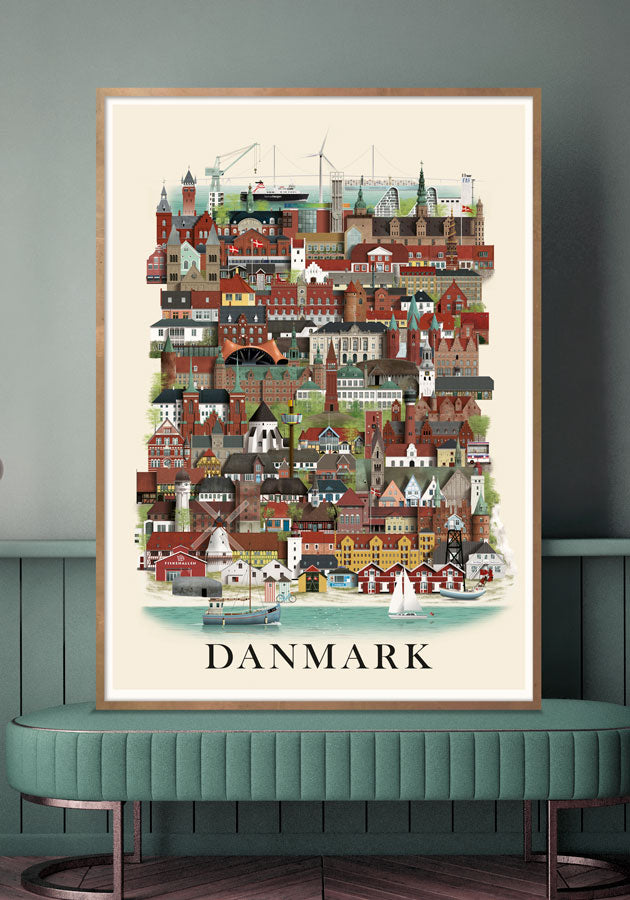 Dänemark Illustration