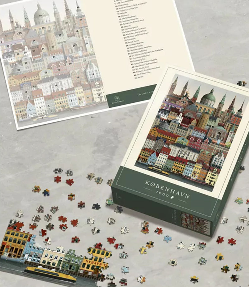 Kopenhagen Martin Schwartz Puzzle - 1000 Teile