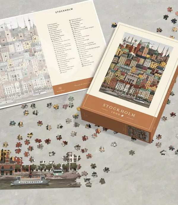 Stockholm Martin Schwartz Puzzle - 1000 Teile