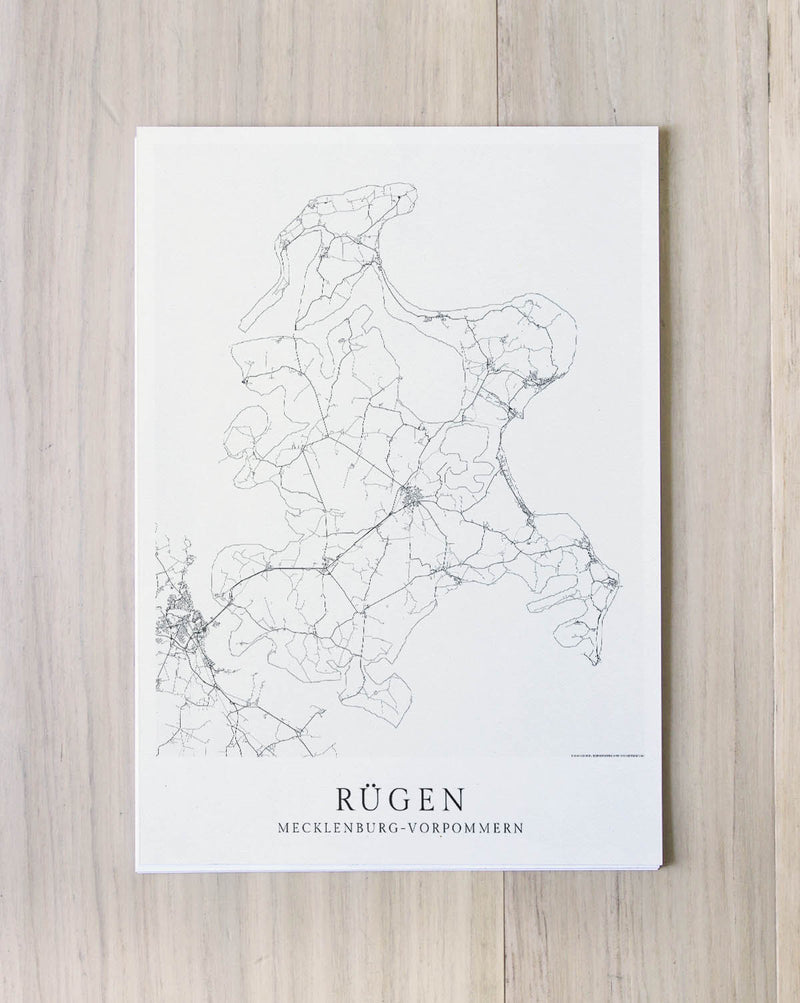 Rügen Stadtkarte