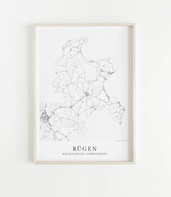 Rügen Stadtkarte
