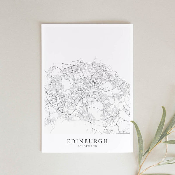 Edinburgh Stadtkarte