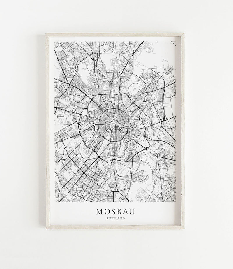 Moskau Stadtkarte