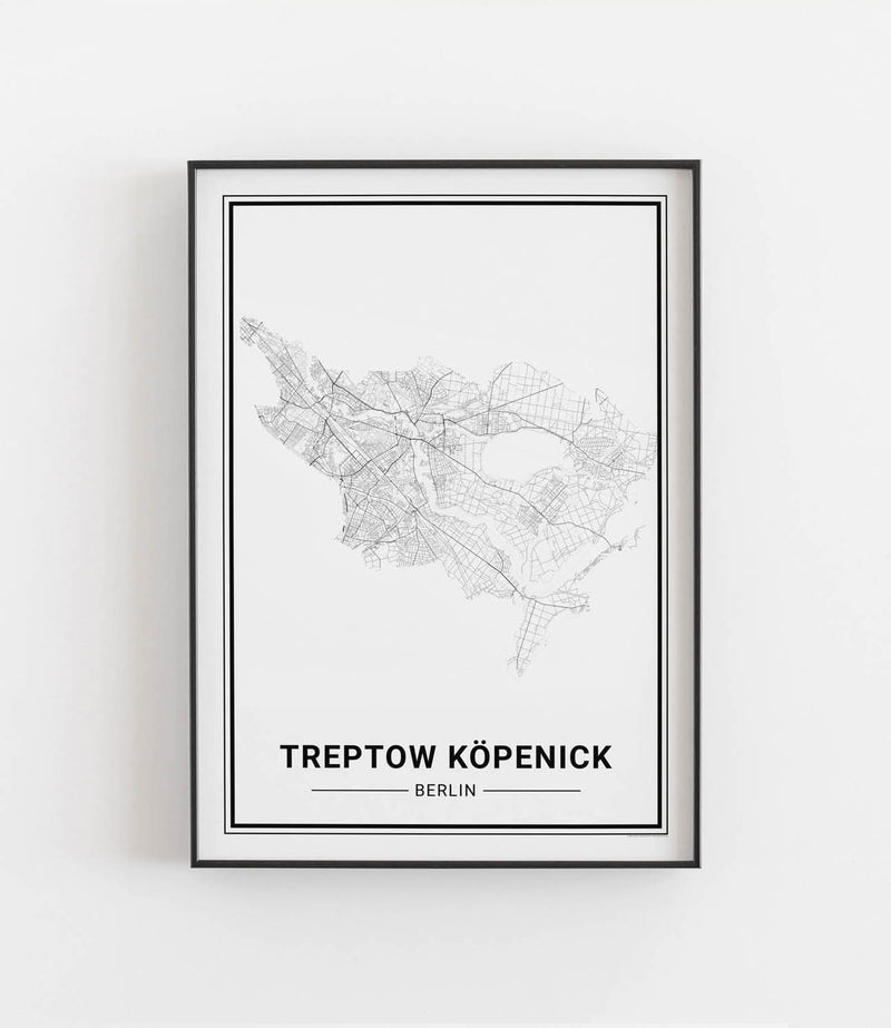 Berlin Treptow Köpenick No. 2 Stadtkarte