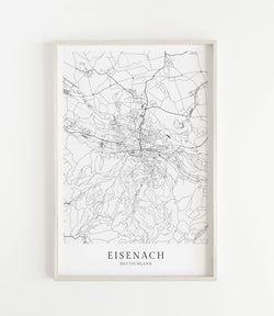 Eisenach Stadtkarte