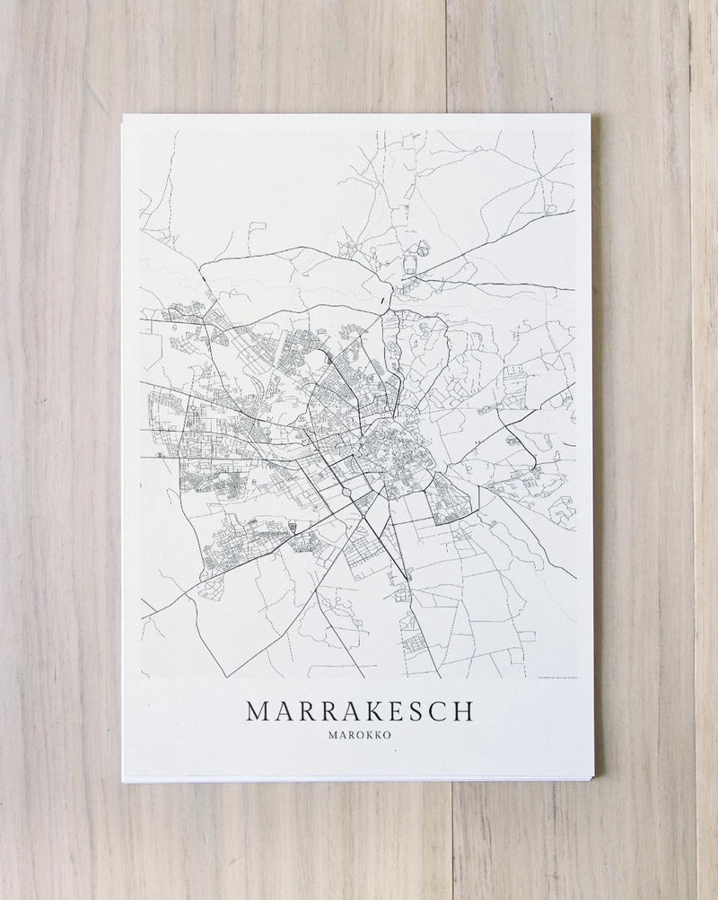 MARRAKESCH Stadtkarte