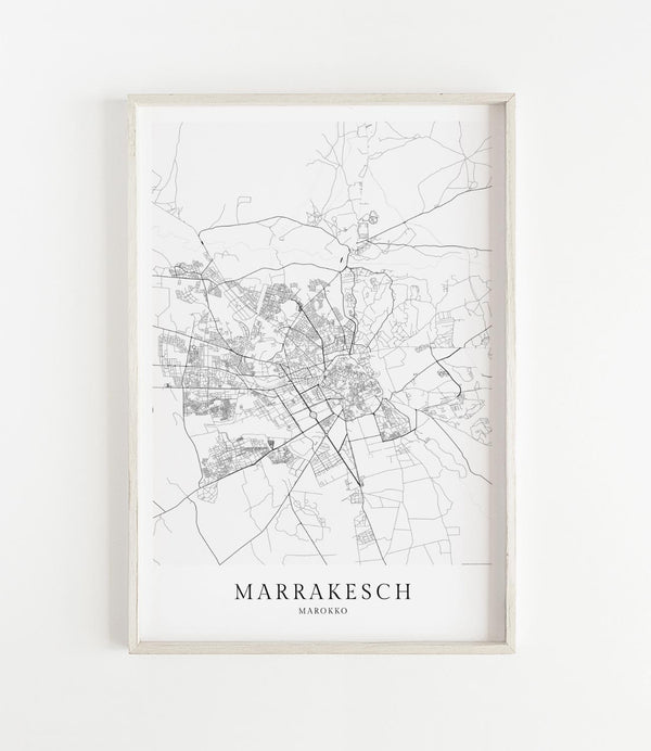 MARRAKESCH Stadtkarte