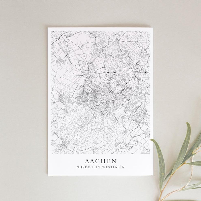 Aachen Stadtkarte