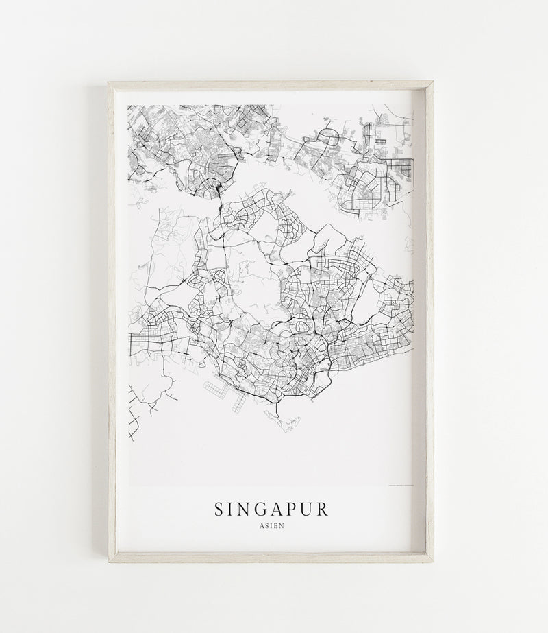 Singapur Stadtkarte