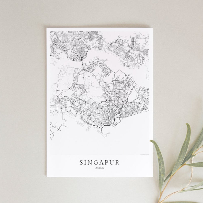 Singapur Stadtkarte