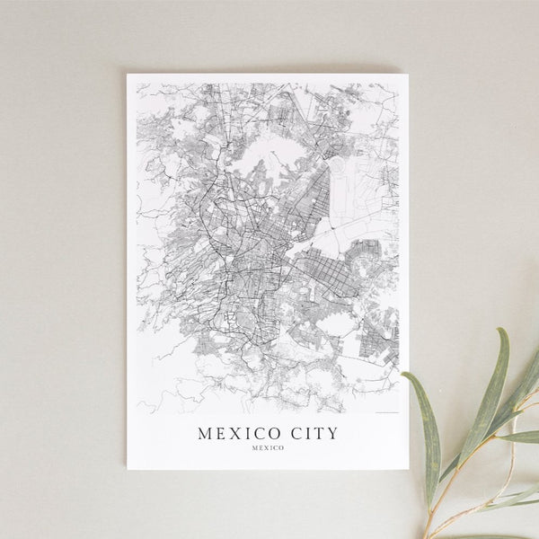 Mexico City Stadtkarte