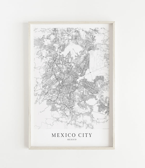 Mexico City Stadtkarte