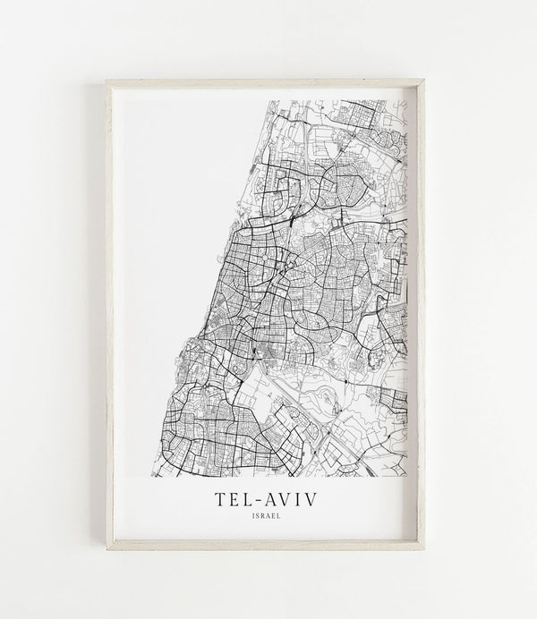 Tel-Aviv Stadtkarte