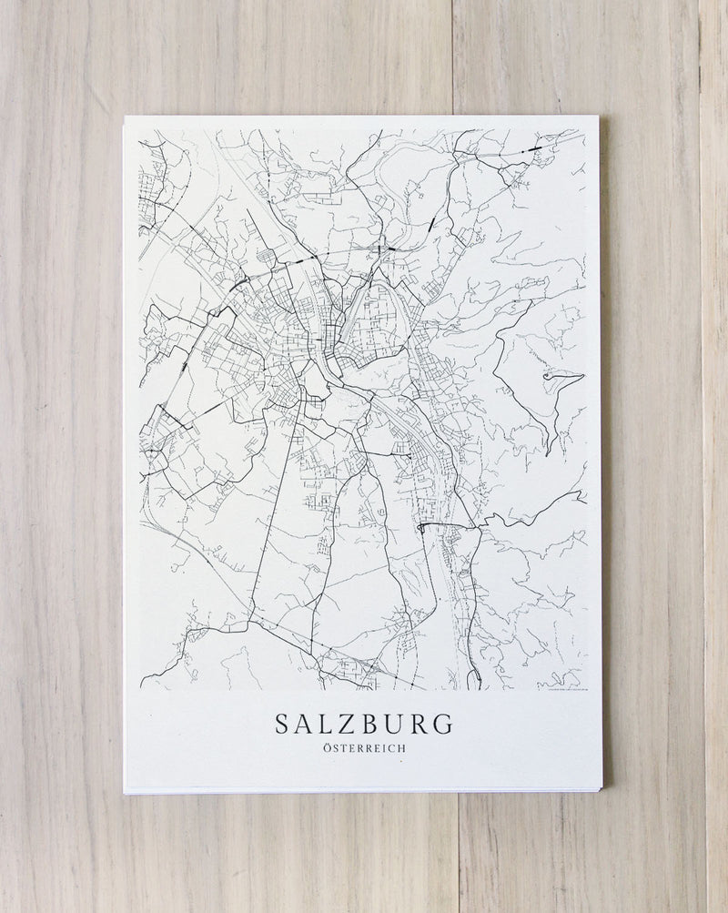 Salzburg Stadtkarte