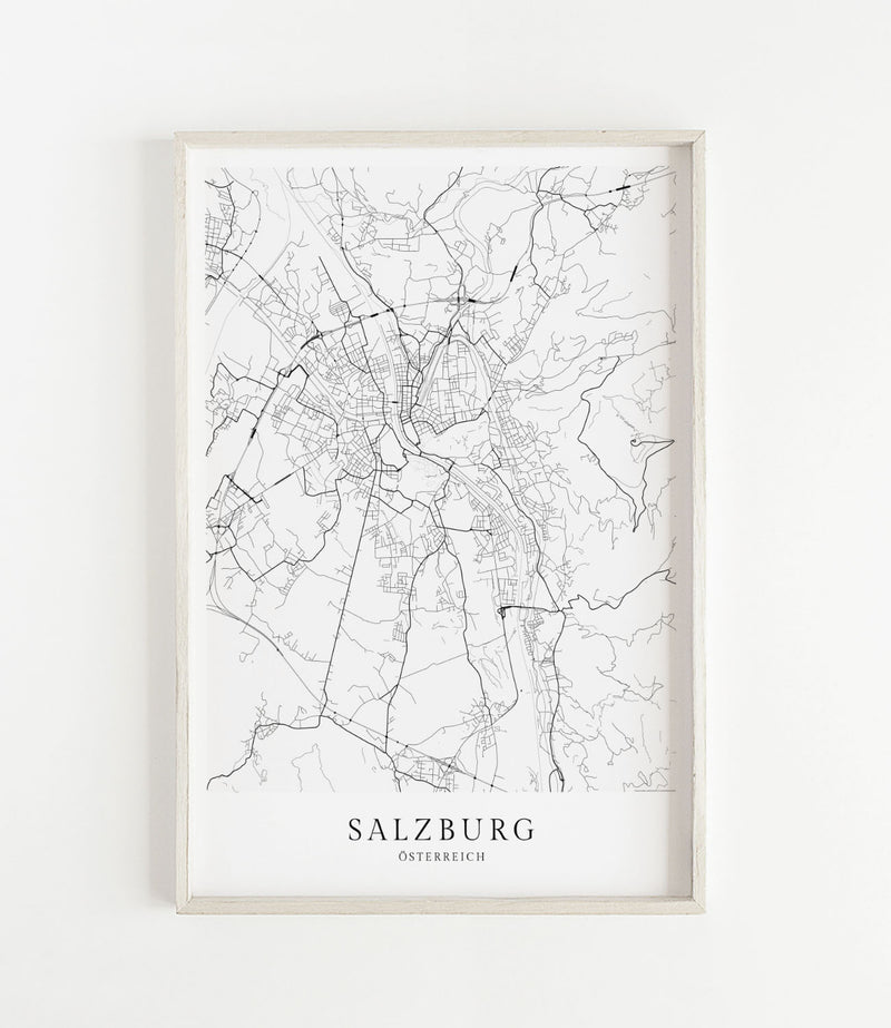 Salzburg Stadtkarte