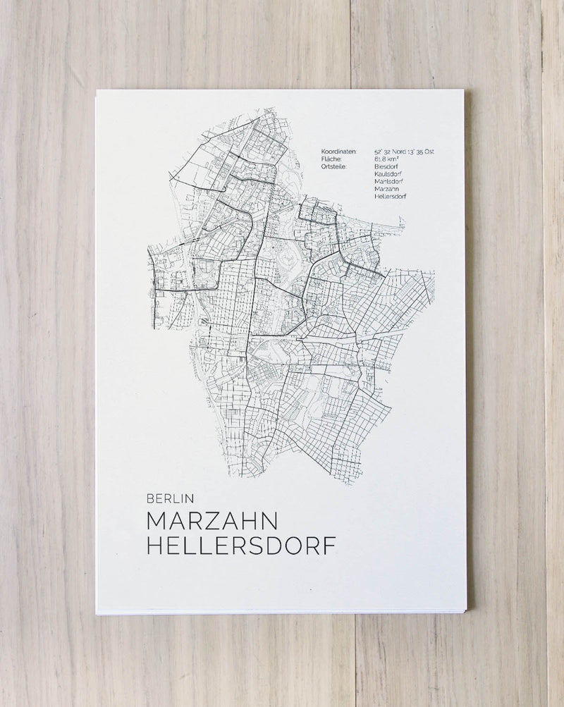 Berlin Marzahn Hellersdorf Stadtkarte