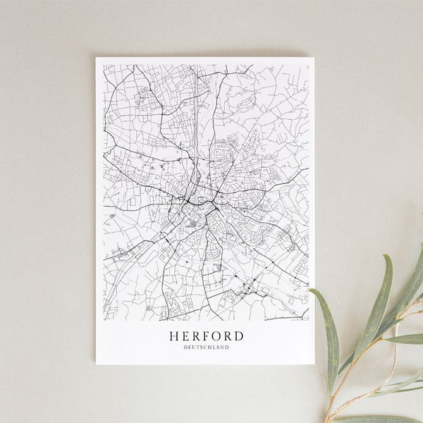 Herford Stadtkarte