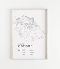 Hamburg Bergedorf Stadtkarte
