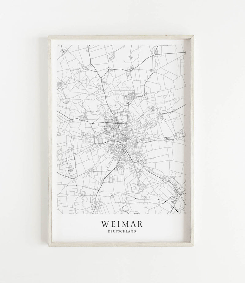 Weimar Stadtkarte