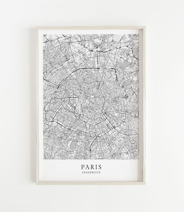 Paris Stadtkarte