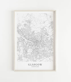 Glasgow Stadtkarte