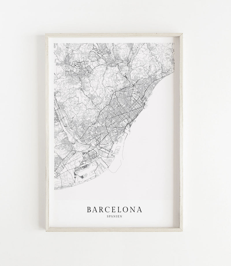 Barcelona Stadtkarte