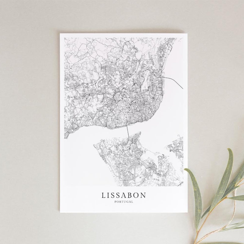 Lissabon Stadtkarte