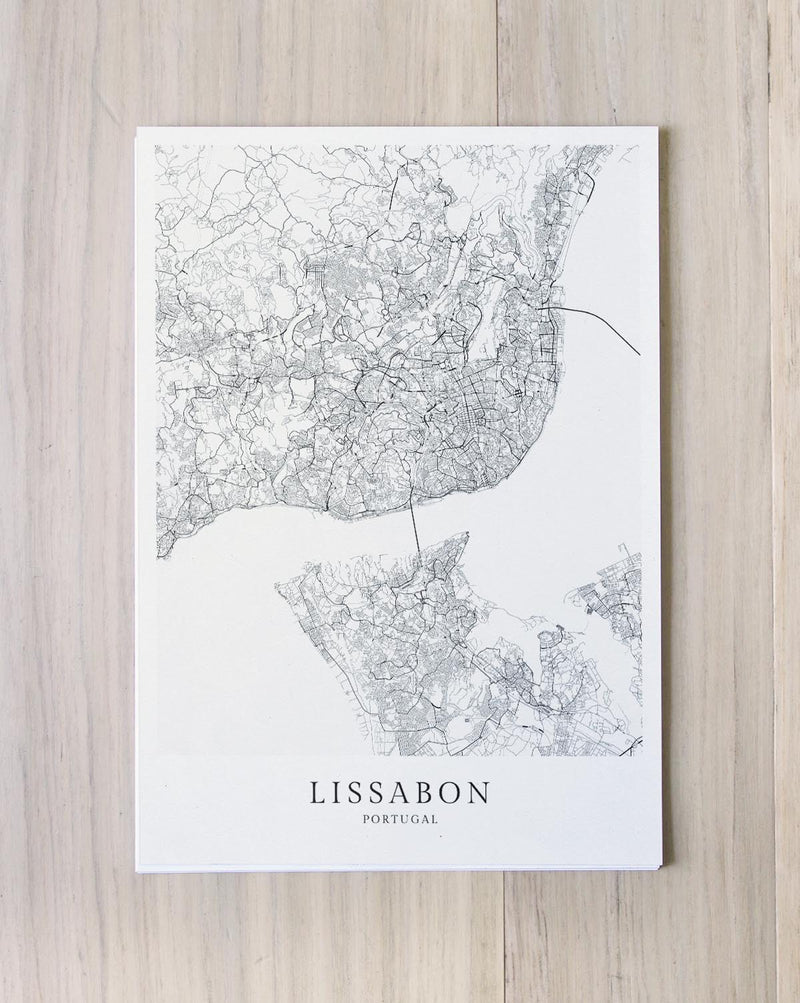 Lissabon Stadtkarte