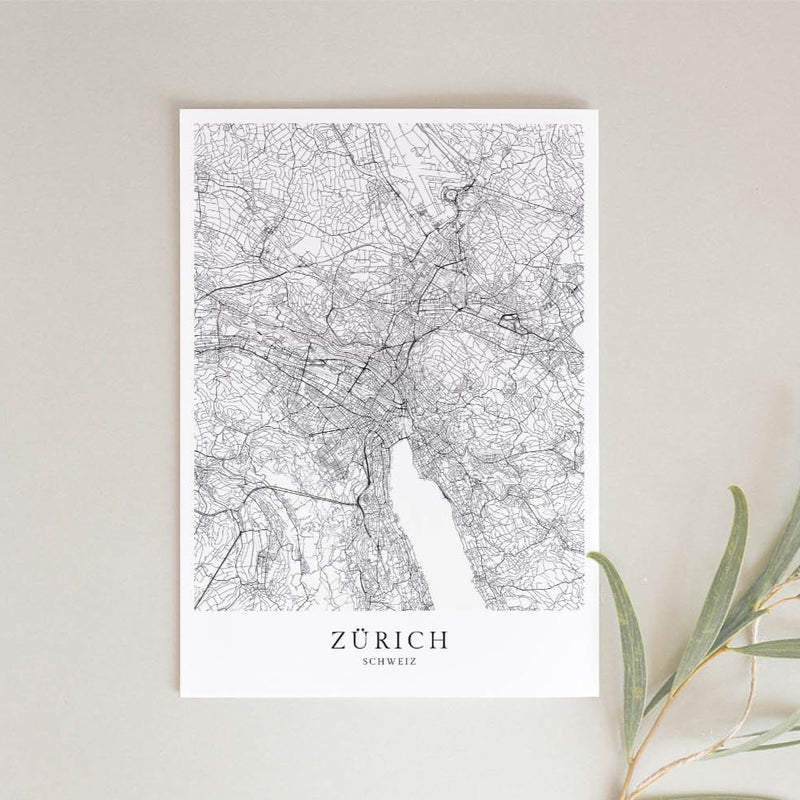 Zürich Stadtkarte