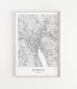 Zürich Stadtkarte