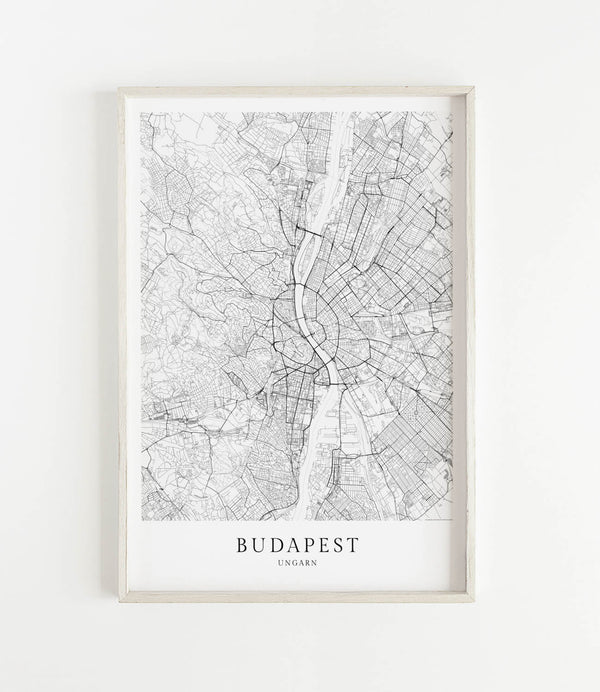 Budapest Stadtkarte