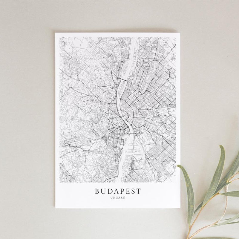 Budapest Stadtkarte