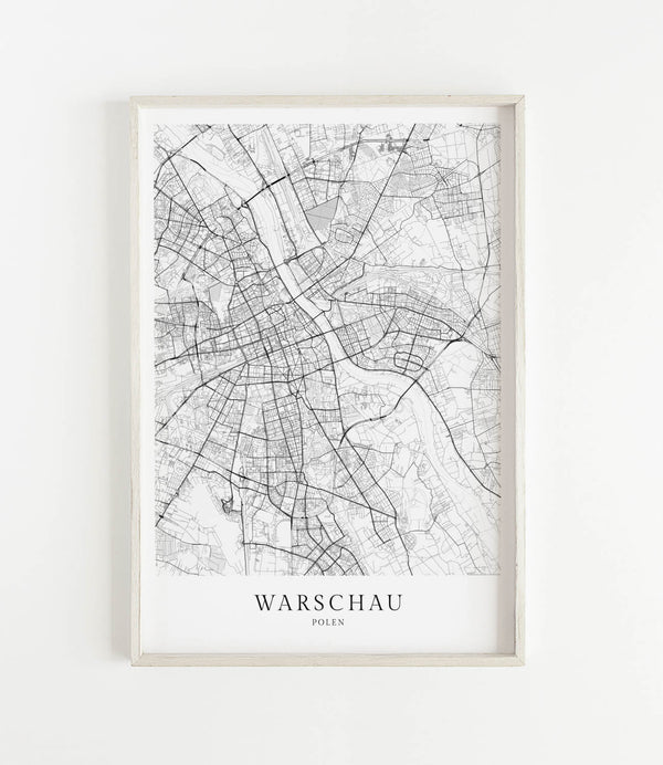 Warschau Stadtkarte