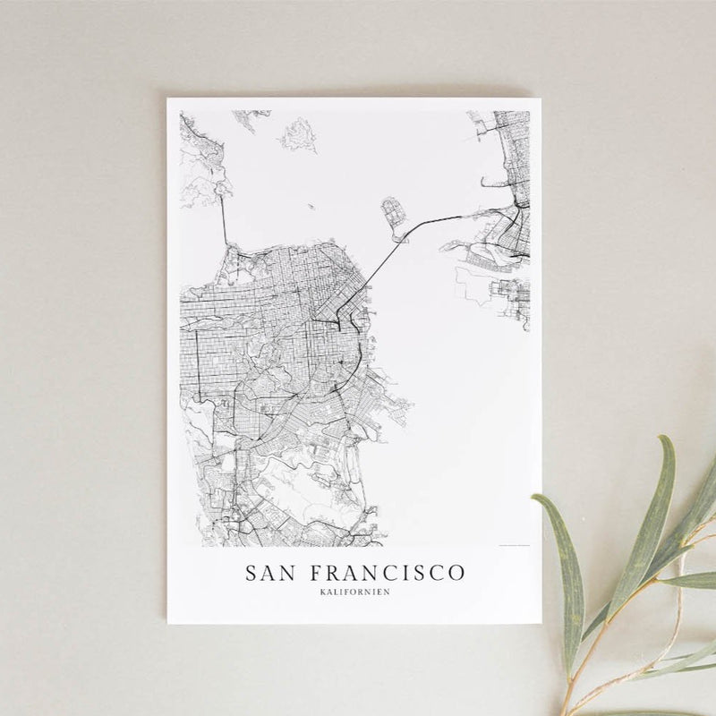 San Francisco Stadtkarte