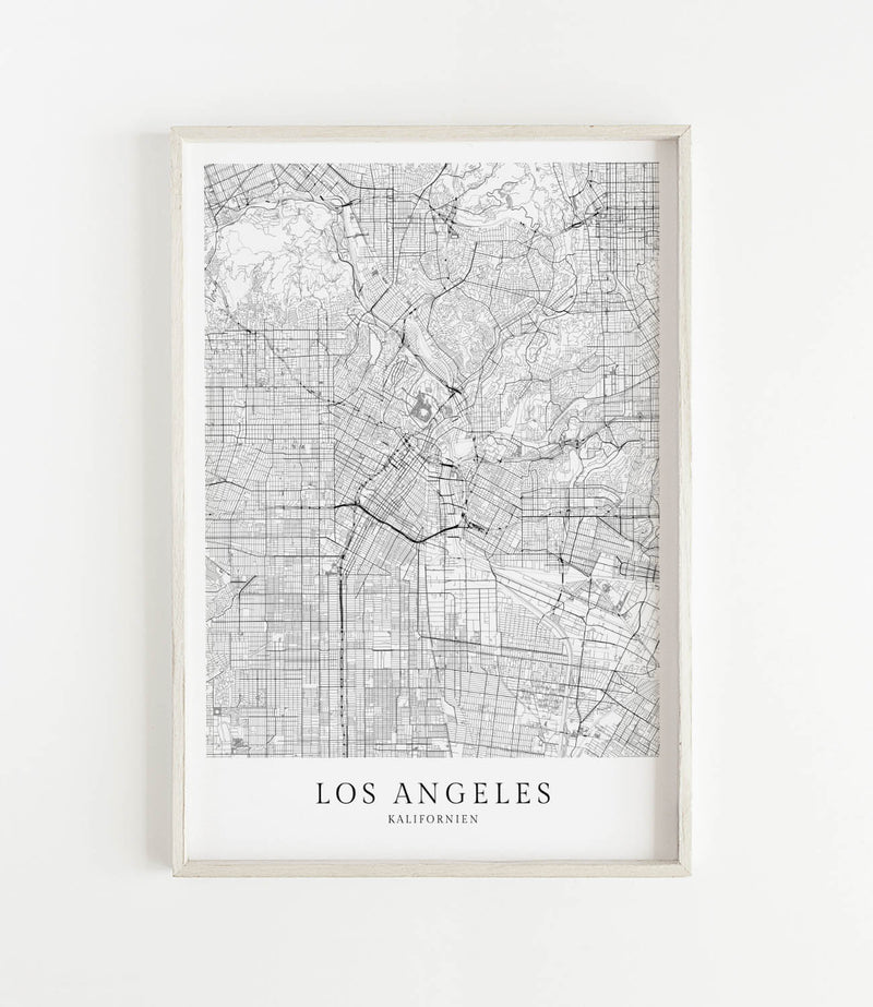Los Angeles Stadtkarte
