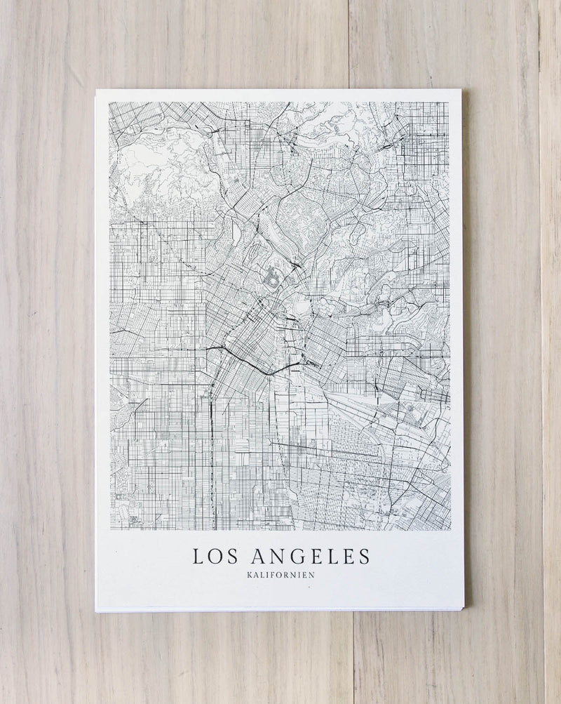 Los Angeles Stadtkarte