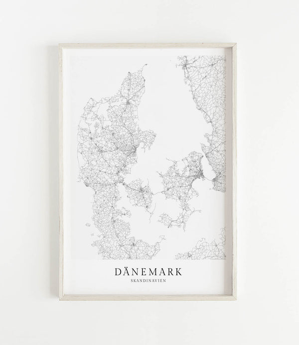 Dänemark Stadtkarte