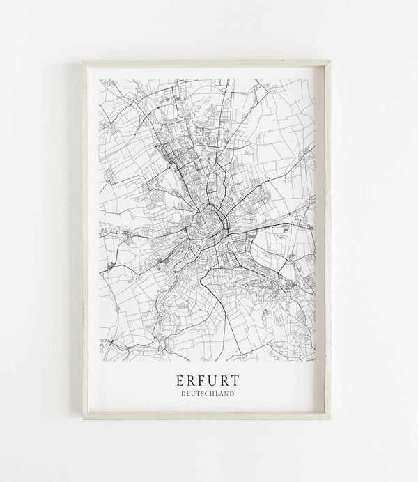 Erfurt Stadtkarte