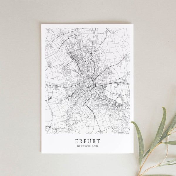 Erfurt Stadtkarte