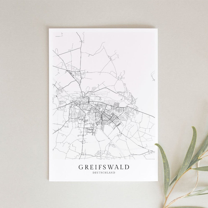Greifswald Stadtkarte