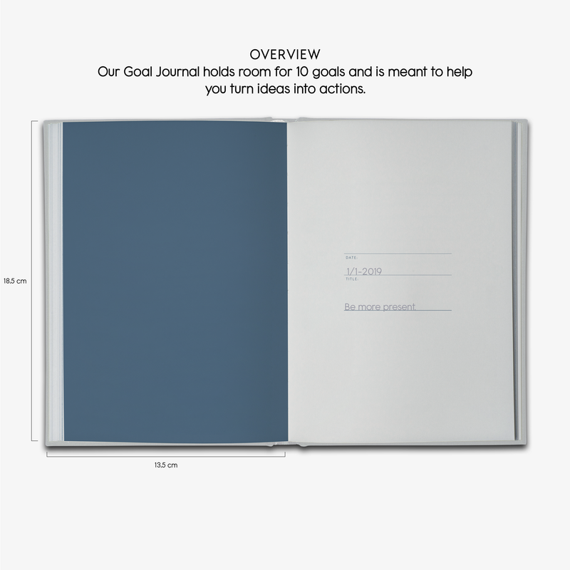 Kartotek Hardcover Notizbuch / Journal - Goals