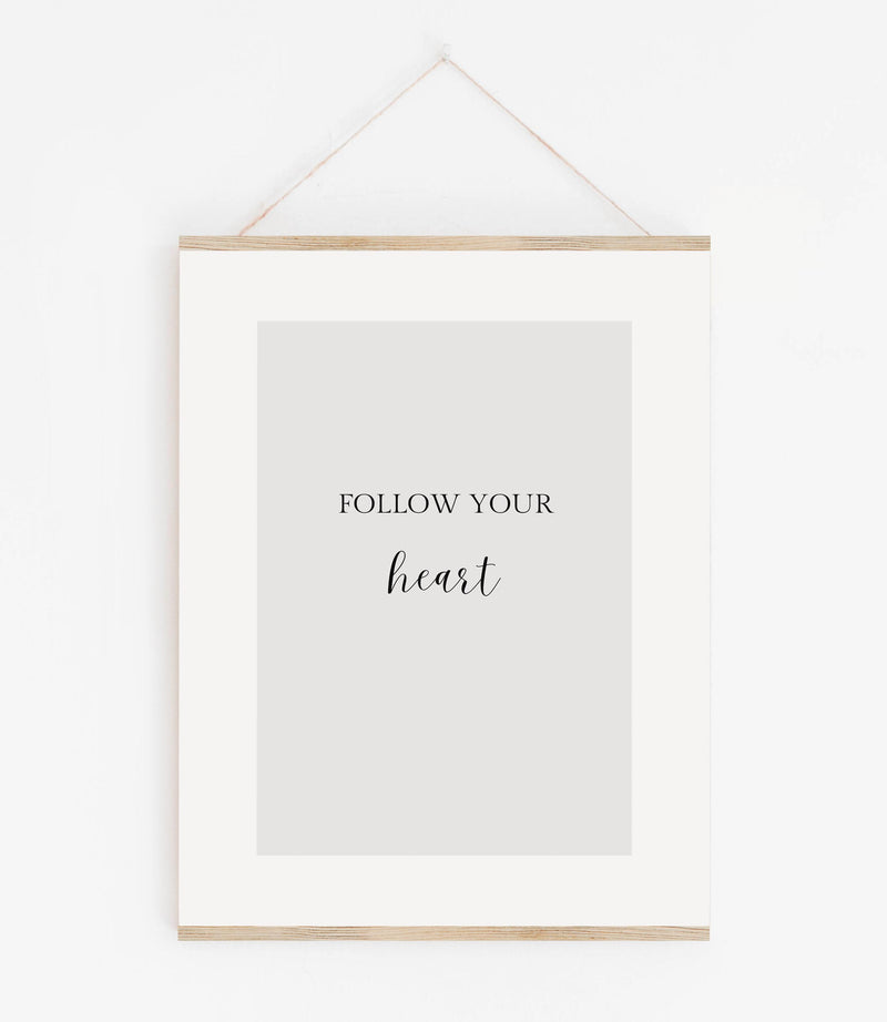 Follow your heart Typo