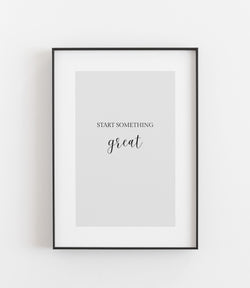 Start something great Typo