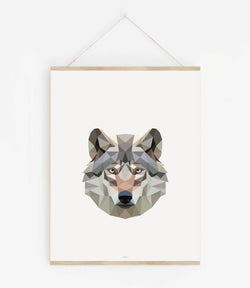 Wolf Poly Art