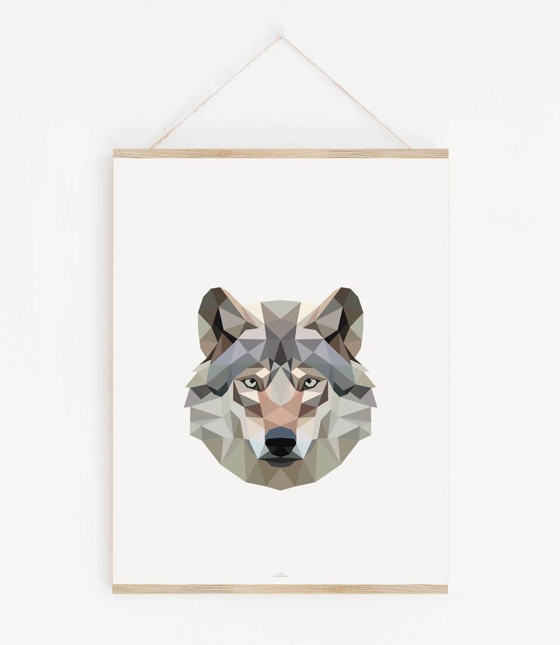 Wolf Poly Art