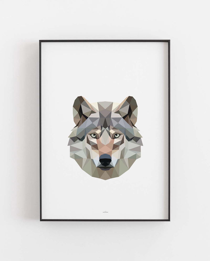 Wolf Poly Art