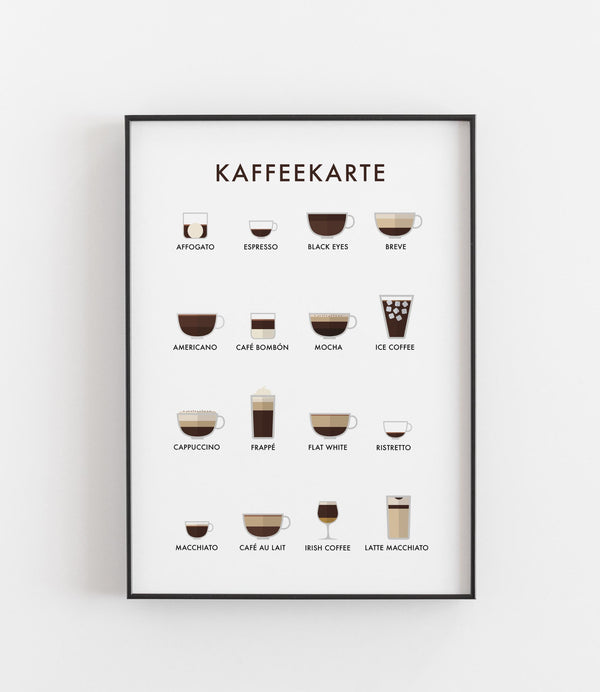 Kaffeekarte Illustration