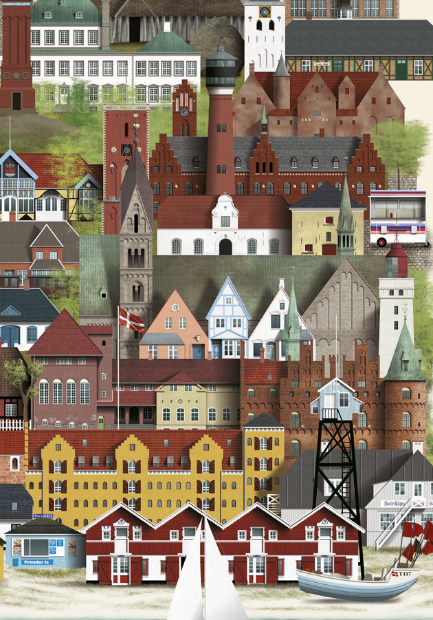 Dänemark Illustration