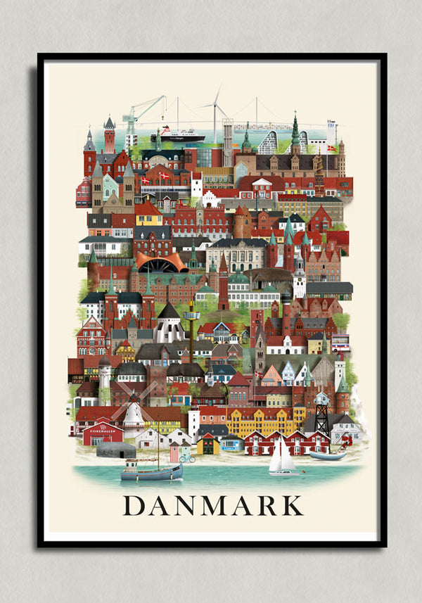 Dänemark Illustration